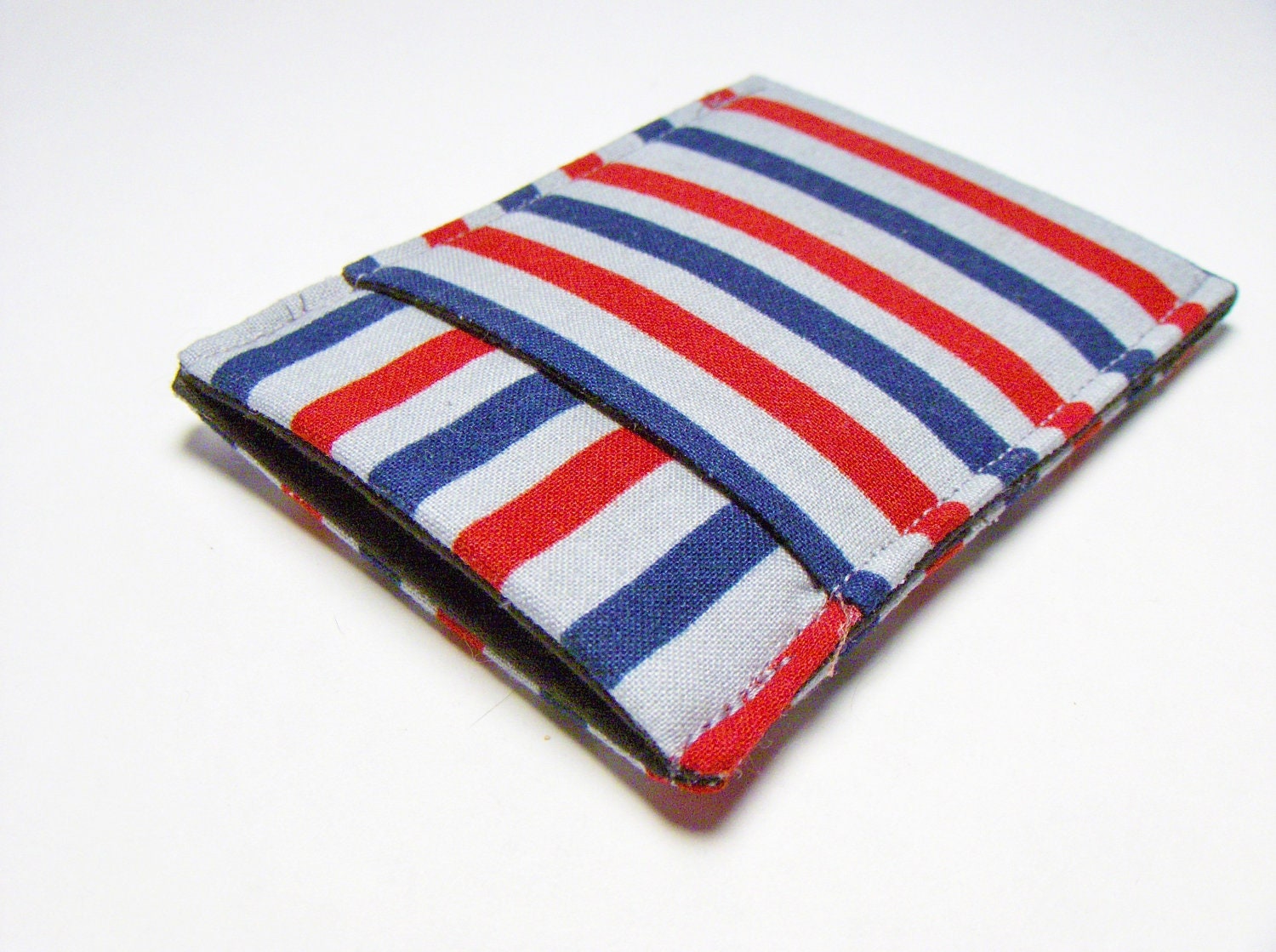 Wallet / Mens Wallet / Pocket Wallet / Thin / Sleek / Sailor Stripes