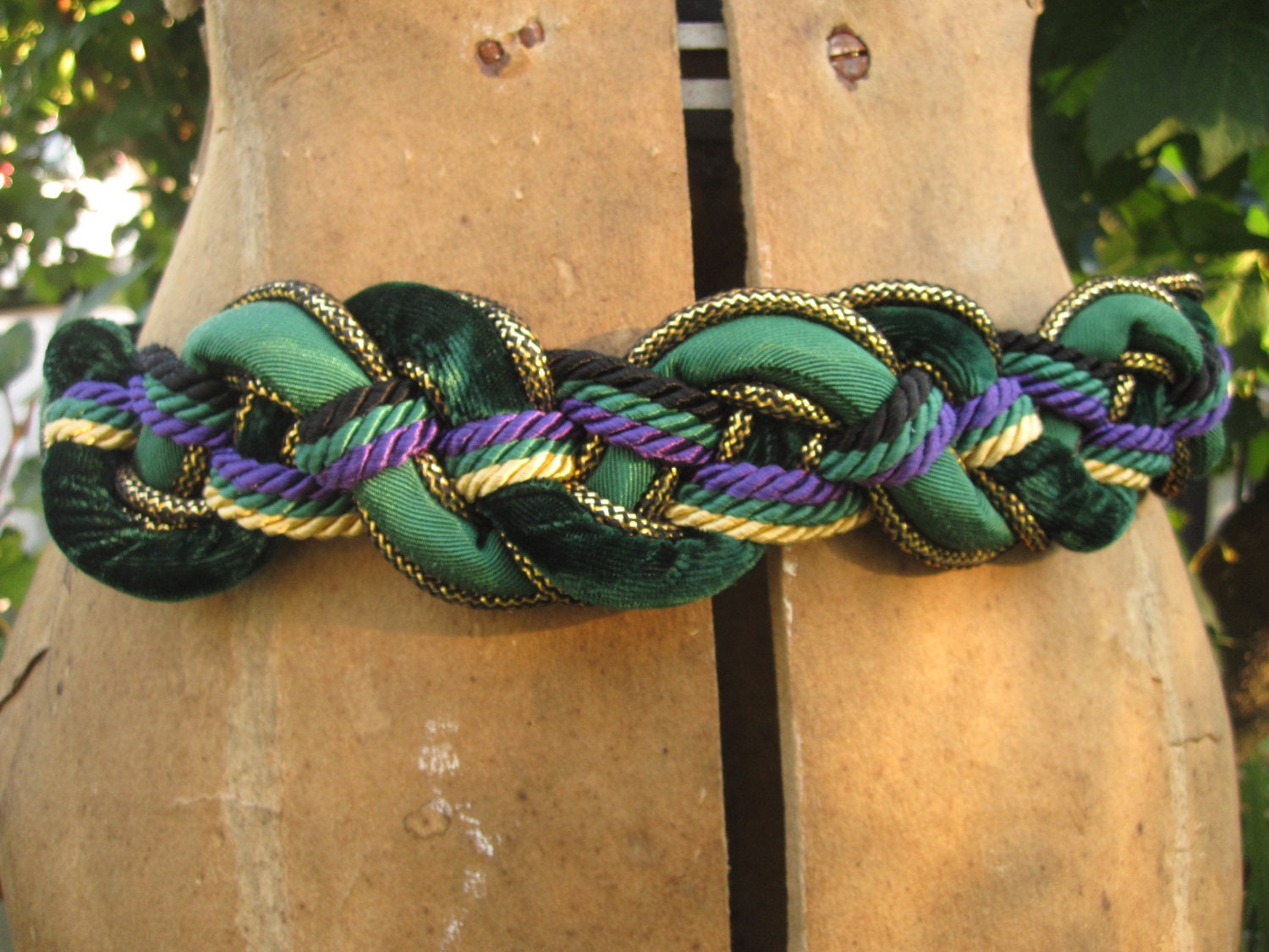 regal braid - vintage braided belt