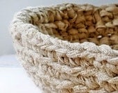 Oversized Burlap Basket  Decorative Storage, Paper Recycling, Centerpiece, Coffee Table. Large.