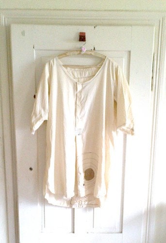 Sundress, Coloring in tea, Wedding,  Bridesmaid.Natural Wedding, Alternative Wedding Dress, OOAK