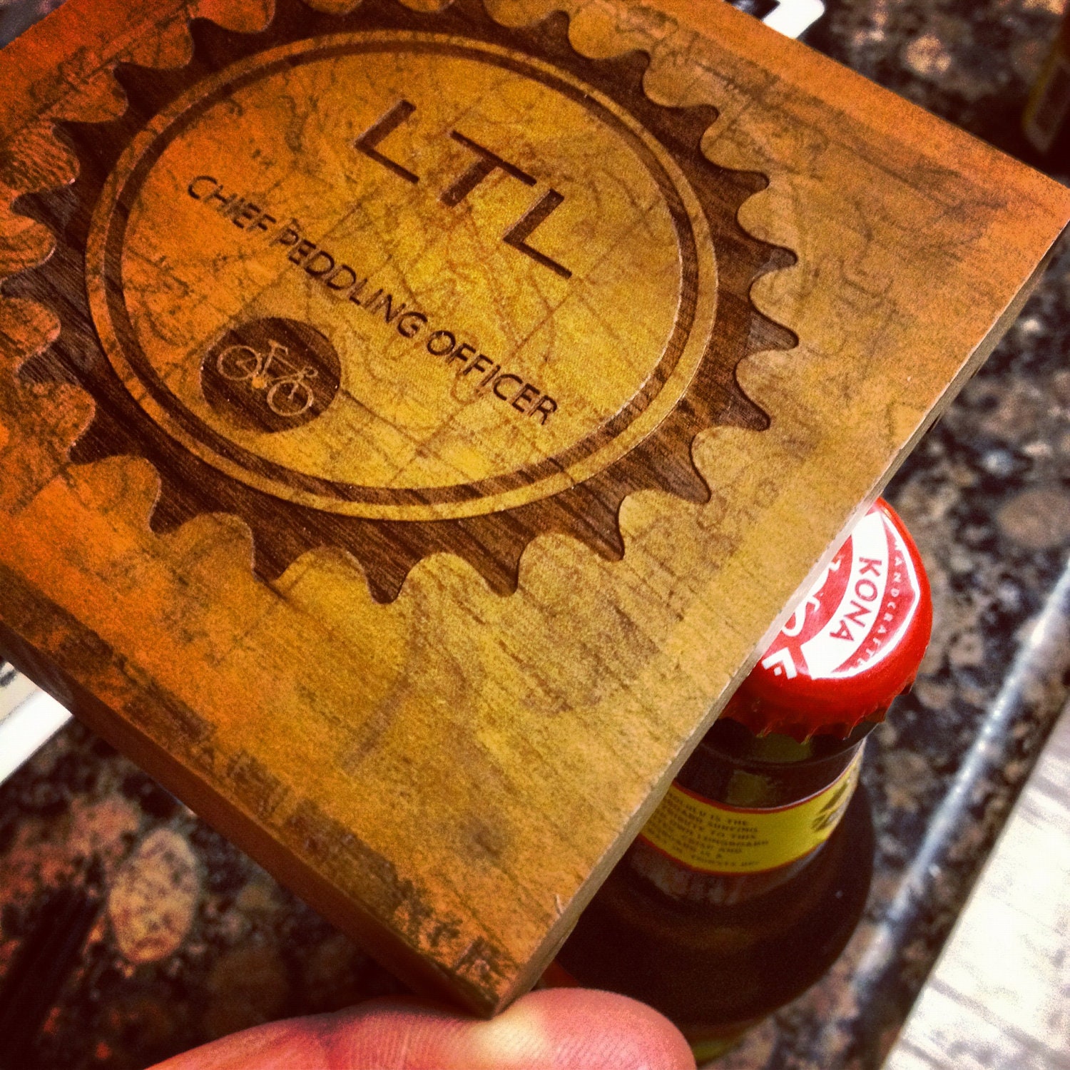 Bottle Opener & Coaster in ONE - Customized