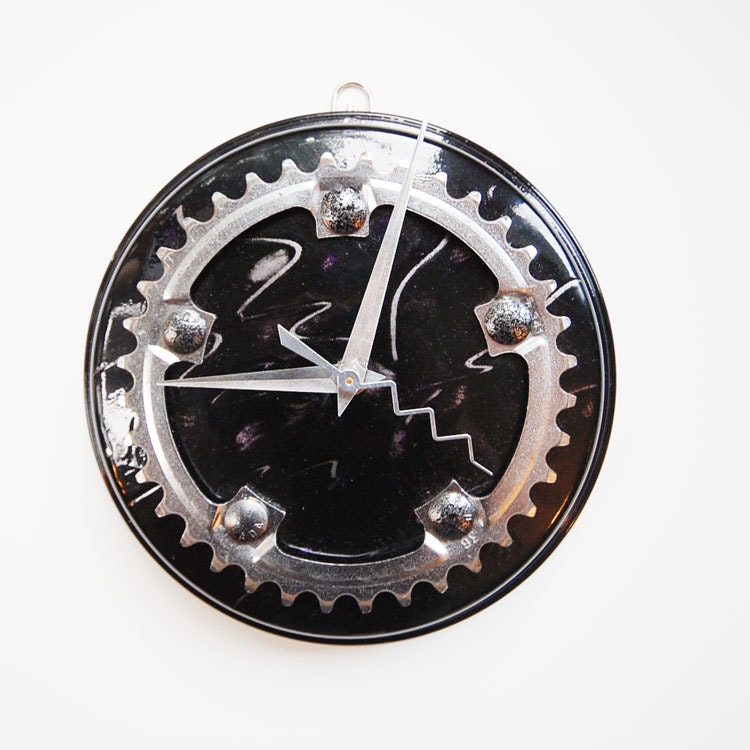 Time Machine Bicycle Sprocket Clock