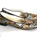 vintage slip on loafers / flats BROCADE SLIPPERS metallic / Daniel Green 1960's . 8N