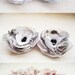 Bridal aqua fabric flowers wedding hair accessories white blue women fashion europeanstreetteam