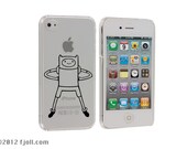 Adventure Time Finn Clear iPhone 4 4S Case