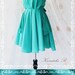 A Party V Shape - Cocktail Prom Party Dinner Wedding Night Backless Dress Mint Blue Full Lined Back Bow Tie Sexy Charming Looks