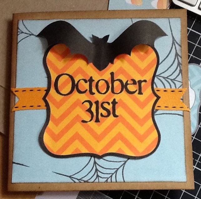 Witching Hour Halloween Themed Digital / Hybrid Scrapbooking Kit by Sarah Hurley Digital & Hybrid Scrapbooking / Cardmaking