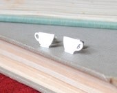 Teacup Post Earrings