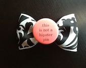 not a hipster hair bow