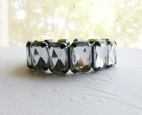 Silver Rhinestone Bracelet