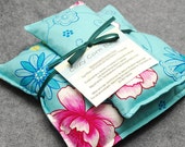Microwavable Heating Pad / Cold Corn Bag -- Tranquility, Gift Set