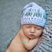sleepy stocking cap - Size Newborn or 0-3 month