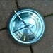 Vintage Recycled Chevy Hubcap Wall Clock - 1950s Chrome Retro Chevrolet