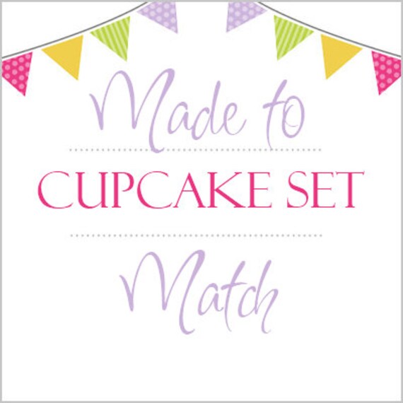 Made to Match Printable Cupcake Toppers and Wrappers Il_570xn