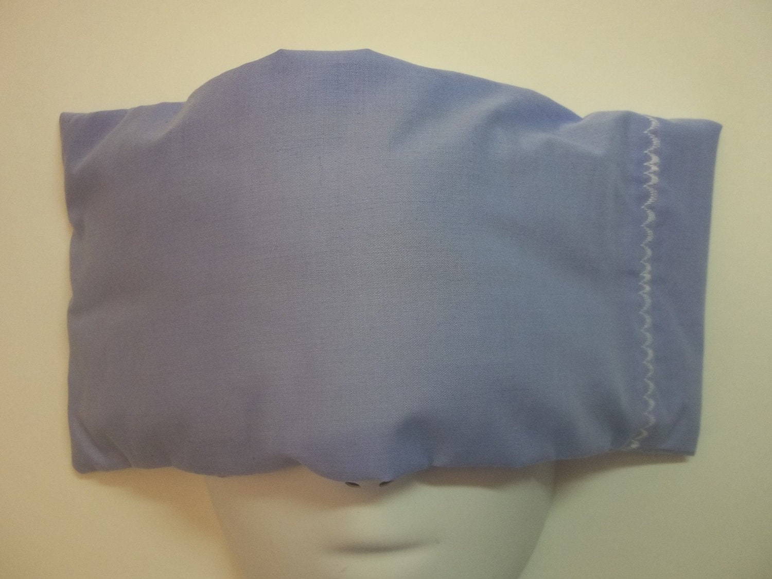 Herbal Hot/Cold Aromatherapy Therapy Eye Pillow with removable cover Solids Periwinkle