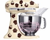 Kitchen mixer vinyl decal set 40 piece CUPCAKE decal set