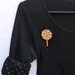 Wooden Laser Cut Lollipop Brooch