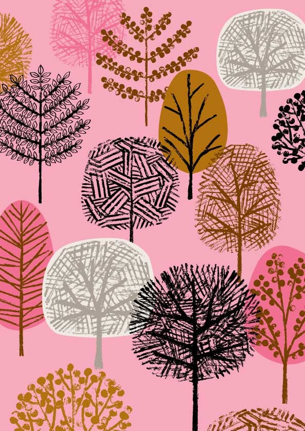 New Forest Pink, limited edition giclee print