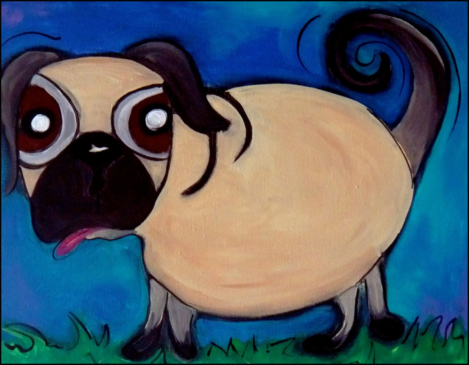Pug - Art Print