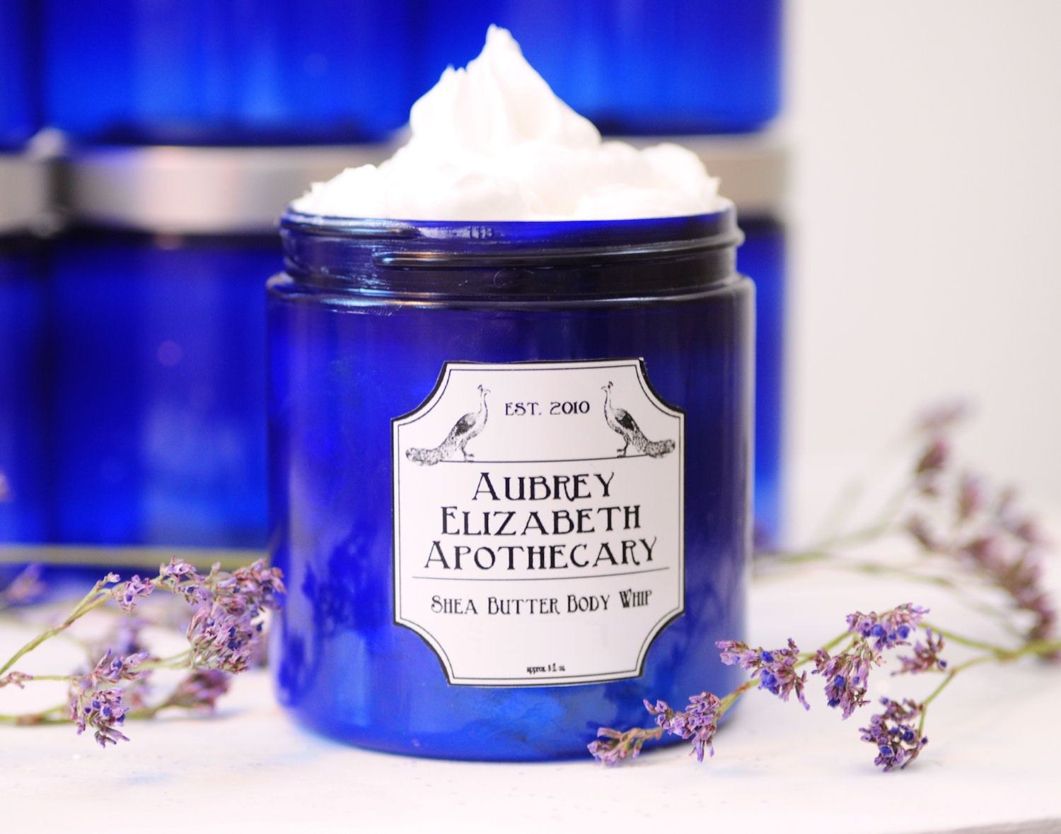 Lavender Vanilla Shea Butter Body Whip - Rich Cream moisturizer
