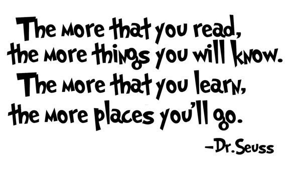 Dr. Suess Quote Wall Decal
