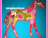 American Horse Machine Applique Design