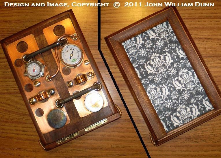 iCog Gaia (tm) Wooden Steampunk Case for the Apple iPad (R) Mini "Boilerplate" Edition Mk.2