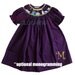 Christmas Nativity Smocked Dress with OPTIONAL Monogram