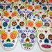 SweetTweets - Dia de los Muertos / Day of the Dead Skull cookies - 1 dozen