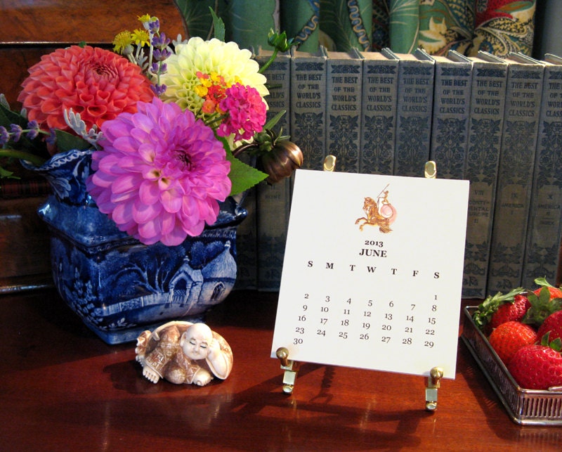 2013 Desk Calendar Refill Folio