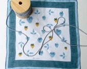 FAith Austin Strawberry Vintage Hanky
