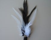 Cat Toy Tuxedo Feather Flier with Catnip and Bell