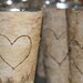 Custom listing for Rebecca and Jeff---Natural Birch Bark Vase Birchwood Initials Monogramm Centerpiece Vase holder