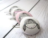Girls barrettes, girls hair accessory, choose two