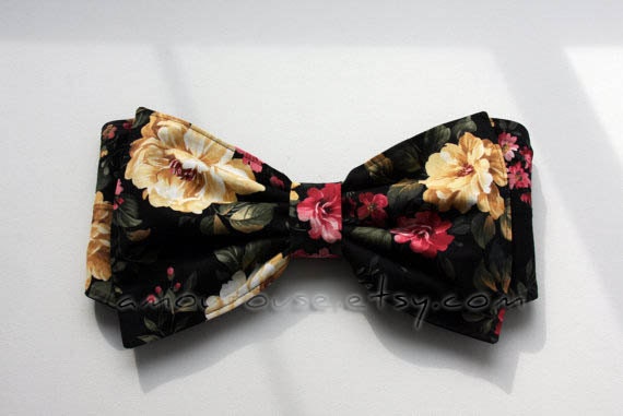 Victorian Garden Print Bow Bandeau and Bikini Bottom