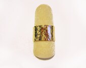 Super Wide 10mm Hammered Band Ring14K Gold Filled