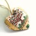 AUTUMN In Your HEART, Textile Ornament, Embroidered Tree, Perfect Gift, Polish Handwork