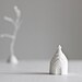 porcelain trullo italian architecture -  freestanding art object