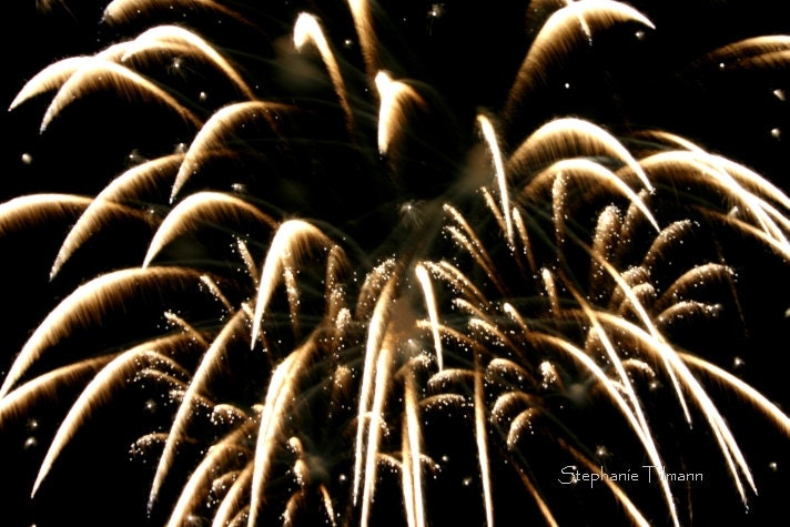 New Year, Black, Gold, Black and Gold,Fireworks, Photography - 8daysOfTreasures
