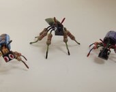 Unique Upcycled Painted Computer Bugs Set 4 (3 bugs)