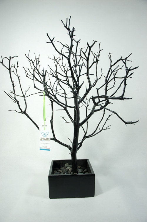 16-19" Black Jewelry Tree Accessory holder