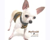 Dog Harness Pet Collar Dog Clothes Custom Made harnesses Handmade Crochet DH3 - Free Shipping