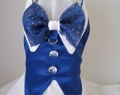 Dog Vest   XS   navy  blue   By Nina's Couture Closet