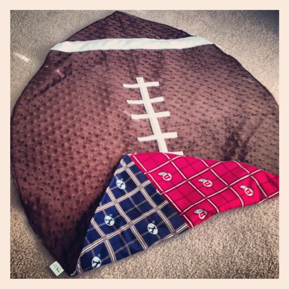 Items similar to Baby Football Blanket on Etsy