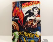 iPad Mini Case, iPad Mini Cover, Kindle Fire HD Cover, Paperwhite, Nook HD, Nexus 7, Movie Monsters Padded eReader Case Cover ANY eREADER