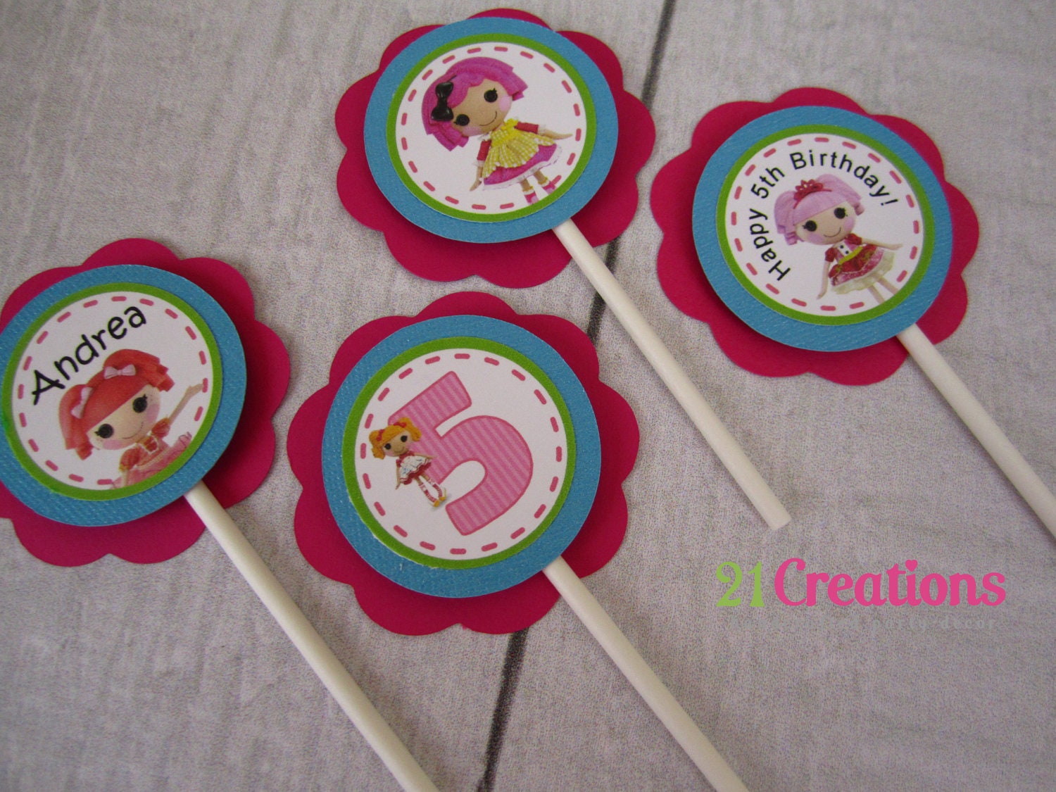 Lalaloopsy Cupcake Toppers - set of 12 Il_170x135