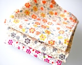 Set of 3 Face Washers / Handkerchiefs  - Liberty Clemmie