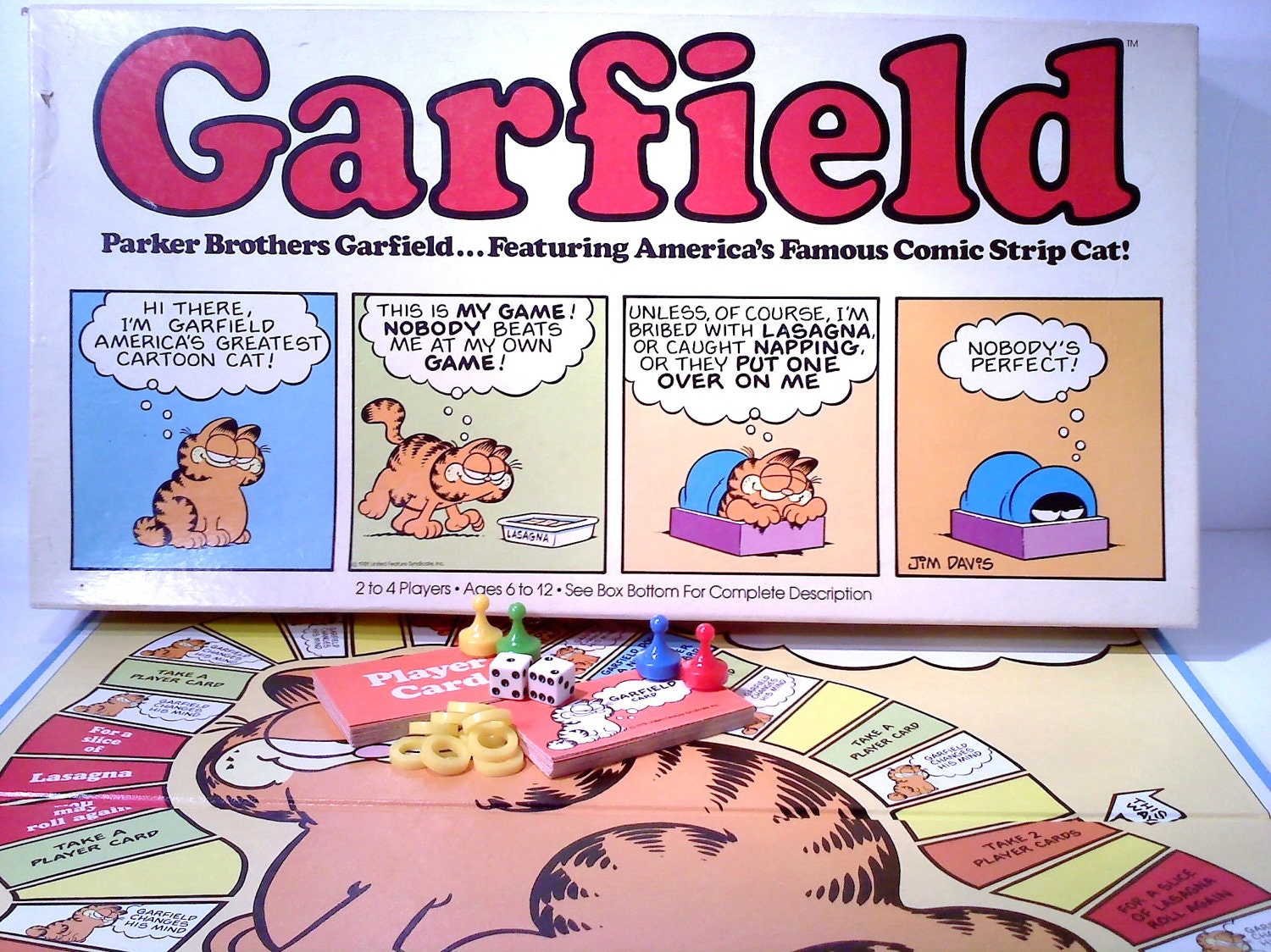 Vintage Garfield Board Game