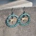 dragonfly hoop earrings.