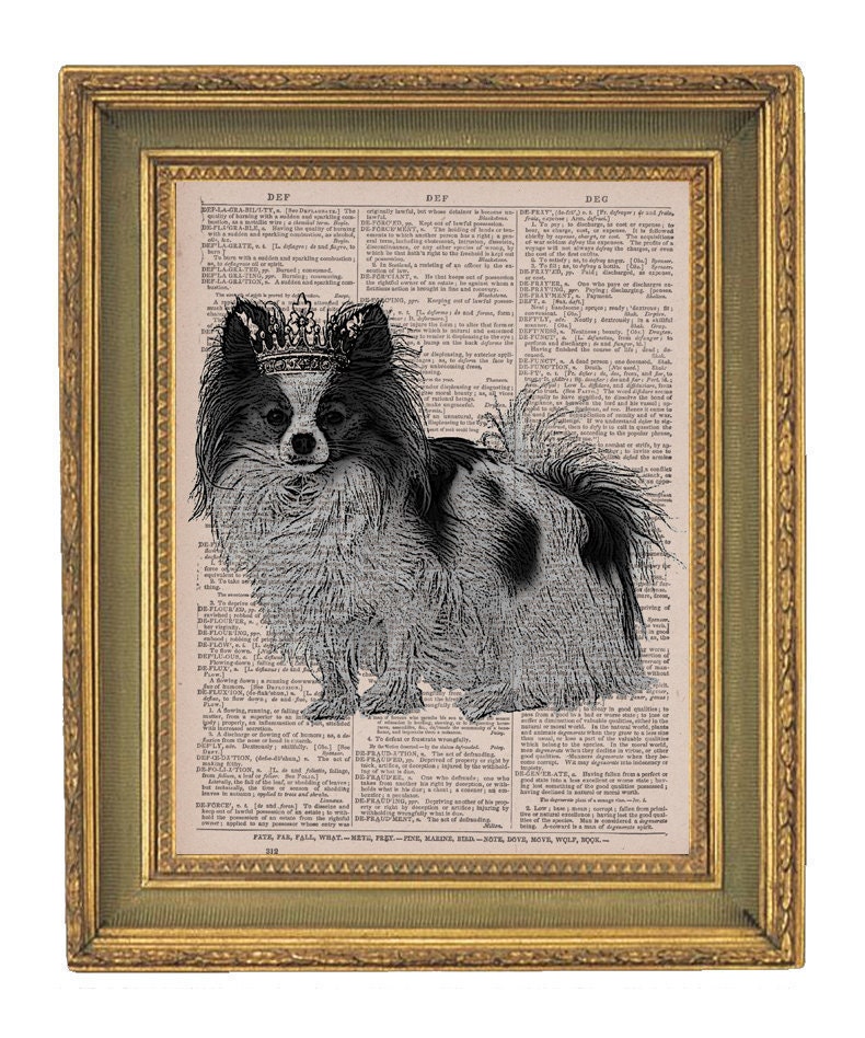 Vintage Book Print- 8x10 Buy 2 get 1 free - The Royal Papillon